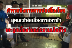 บึงกาฬ ตำรวจรวบพ่อเลี้ยงโหดเตะลูกเลี้ยงวัยแค่2ขวบเสียชีวิต