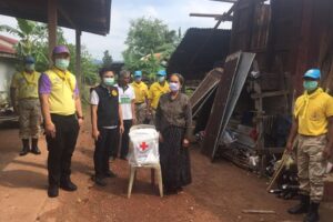 อ.ศรีวิไล สำรวจความเสียหายจากเหตุวาตภัยเมื่อคืนในเขตพื้นที่อ.ศรีวิไล