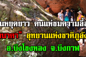 บึงกาฬ วันหยุดยาว นักท่องเทืี่ยวแห่ขึ้นชม