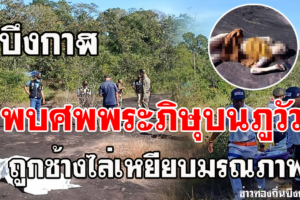 บึงกาฬ “ช้าง”เหยียบพระขึ้นไปธุดงค์ปักกลดบนภูวัว มรณภาพกลางป่า