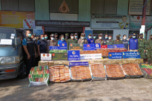 บึงกาฬ ตชด.จับ 2 หนุ่มใหญ่ขนกัญชา 840 กิโลมูลค่า 16 ล้านบาท